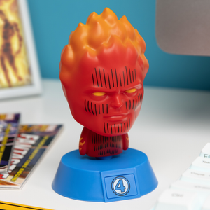 Fantastic Four Human Torch Icon Light