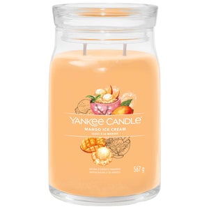 Yankee Candle Signature Jar Candle Large Jar Mango Ice Cream 567g