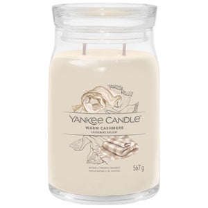 Yankee Candle Signature Jar Candle Large Jar Warm Cashmere 567g