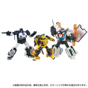 Hasbro Transformers Takara Tomy Dramatic Capture Series Cybertron Chase Action Figure Set, 15+