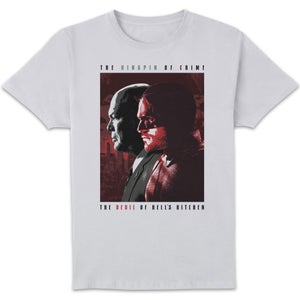 Marvel Daredevil Born Again Face Off Unisex T-Shirt - White