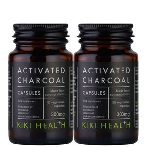 KIKI Health Activated Charcoal Vegicaps 2 x 50