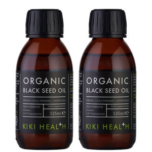 KIKI Health Organic Black Seed Oil 2 x 125ml