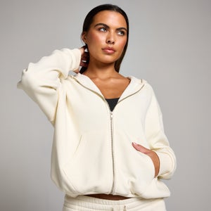 MP Women's Basics Zip Through Hoodie - Soft Cream