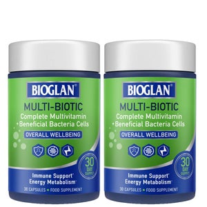 Bioglan Multi-Biotic Immune Support Energy Metabolism 2 x 30 Capsules