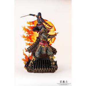 PureArts Assassin's Creed Animus Naoe & Yasuke 1/4 Scale Statue