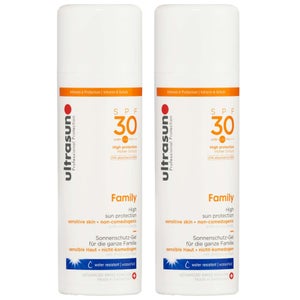 Ultrasun Duo: Sun Protection Family SPF30 150ml x 2