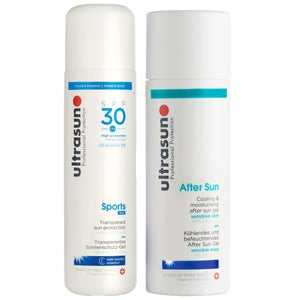 Ultrasun Duo: Sports Formula Gel SPF30 200ml & Aftersun Gel 150ml