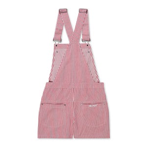 Adult Womens Kickers Classics Dungaree Short Red