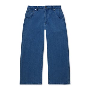 Adult Womens Kickers Classic Wide Leg Jean Blue