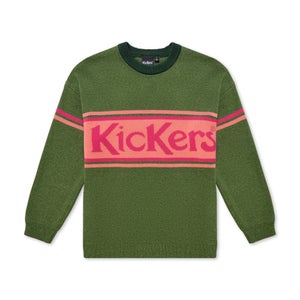 Adult Unisex Kickers Chest Logo Knit Green