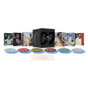 James Bond: Sean Connery 6-Film Collection Steelbook Library Case 4K Ultra HD