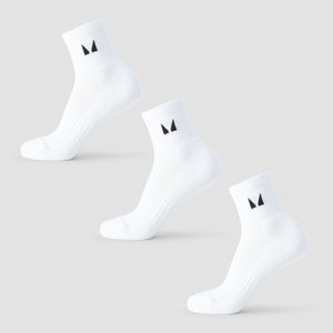 MP Running Ankle Socks (3 pack) - White