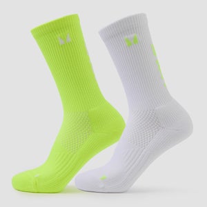 MP Move Club Running Socks (2 pack) - Yellow