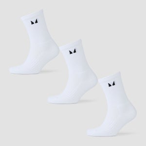 MP Running Socks (3 pack) - White