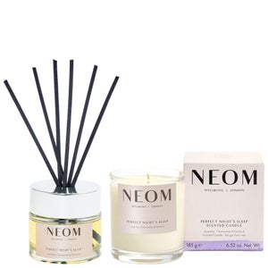 Neom Wellbeing London Perfect Night's Sleep Diffuser & 1 Wick Candle Duo