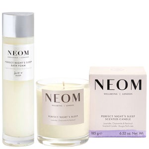 Neom Wellbeing London Perfect Night's Sleep Foam & 1 Wick Candle Duo