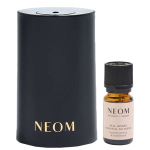 Neom Wellbeing London Wellbeing Pod Mini Black & Real Luxury Essential Oil Duo