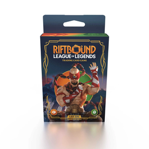 Riftbound: League of Legends Trading Card Game - Set 1 -Origins Champion Deck - Lee Sin Display