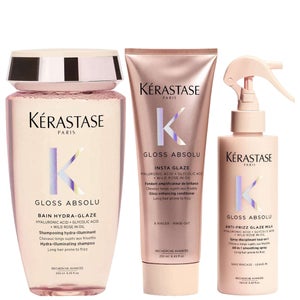 Kérastase Trio: Gloss Absolu Shampoo, Conditioner and Hair Treatment Spray