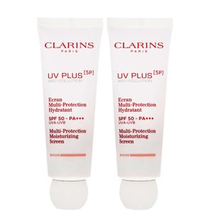 Clarins Bundles UV Plus [5P] Anti-Pollution Multi-Protection Moisturizing Screen SPF50 Rose 50ml