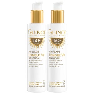 Guinot Duo: Longue Vie Sun Lotion SPF50+ 150ml / 5 fl.oz.