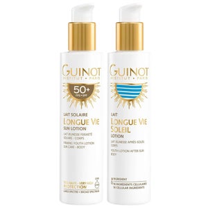 Guinot Duo: Longue Vie Sun Lotion SPF50+ 150ml and After-Sun Lotion 150ml