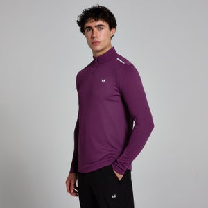 MP Men's Active Gridded 1/4 Zip - Plum