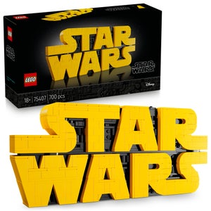 LEGO Star Wars Brick-Built Star Wars Logo Sign Set 75407