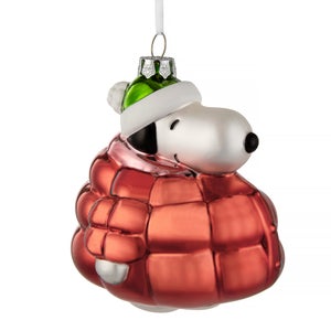 Hallmark Peanuts Snoopy Icon Glass Ornament