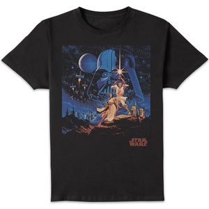 Star Wars New Hope Vintage Unisex T-Shirt - Black