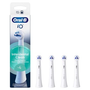 Oral-B iO Interdental Clean, Original Brush Heads, for Braces, Implants, 4