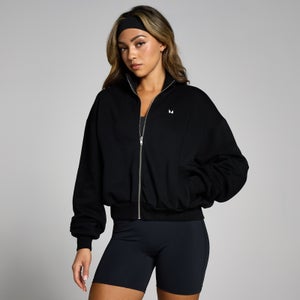 MP Women's Basics Zip Through Bomber Jacket - Black