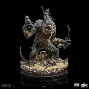 Iron Studios Star Wars: The Book of Boba Fett Boba Fett and Rancor 1/20 Demi Art Scale Statue