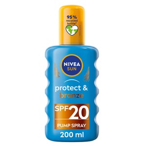 Nivea Sun Care Protect & Bronze SPF20 Spray 200ml