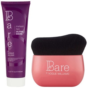 Bare by Vogue Duo: Instant Tan Ultra Dark 150ml & Body Brush