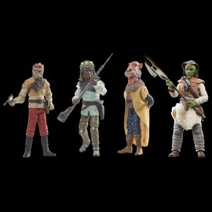 Hasbro Star Wars Return of the Jedi The Vintage Collection 4 Action Figure Bundle (3.75")