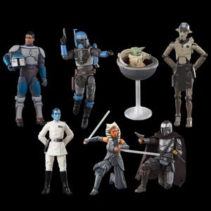 Hasbro Star Wars Disney+ The Vintage Collection 7 Action Figure Bundle (3.75")
