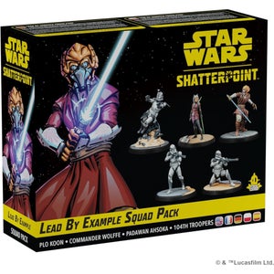 Star Wars: Shatterpoint Game Lead by Example (Plo Kloon Squad Pack)