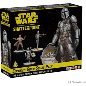 Star Wars: Shatterpoint Game Certified Guild (The Mandalorian Squad Pack)