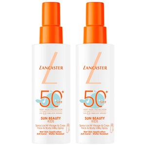 Lancaster Duo: Sun For Kids Face & Body Milky Spray SPF50+ 150ml x 2