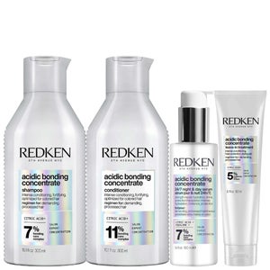 Redken Set: Concentrate Shampoo 300ml, Conditioner 300ml, Leave-in Treatment 150ml and 24/7 Night & Day Serum 100ml