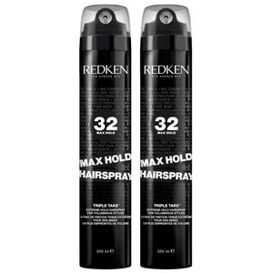 Redken Duo: Max Hold Hairspray for Extreme Hold 300ml x 2