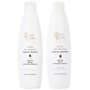 Beauty Works Duo: Pearl Nourishing Argan Oil Shampoo & Conditioner 250ml