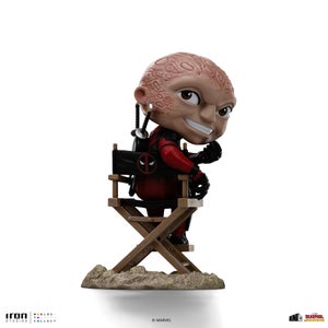 Iron Studios Deadpool and Wolverine Deadpool Unmasked MiniCo Statue