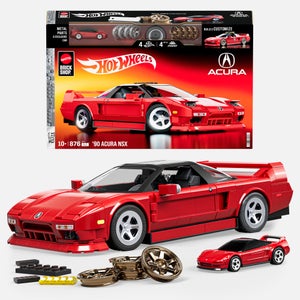 Mattel Brick Shop Hot Wheels Elite 90 Acura NSX Building Set