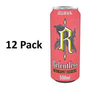 Relentless Guava Energy Drink 12 x 500ml