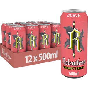 Relentless Guava Energy Drink 12 x 500ml