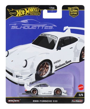 Hot Wheels Premium Car Silhouettes Porsche 930 RWB