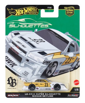 Hot Wheels Premium Car Silhouettes LB-ER34 Nissan Skyline